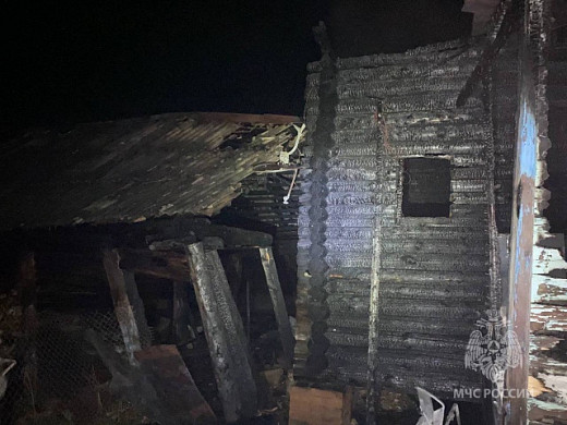 На пожаре в Тейковском районе погиб пенсионер